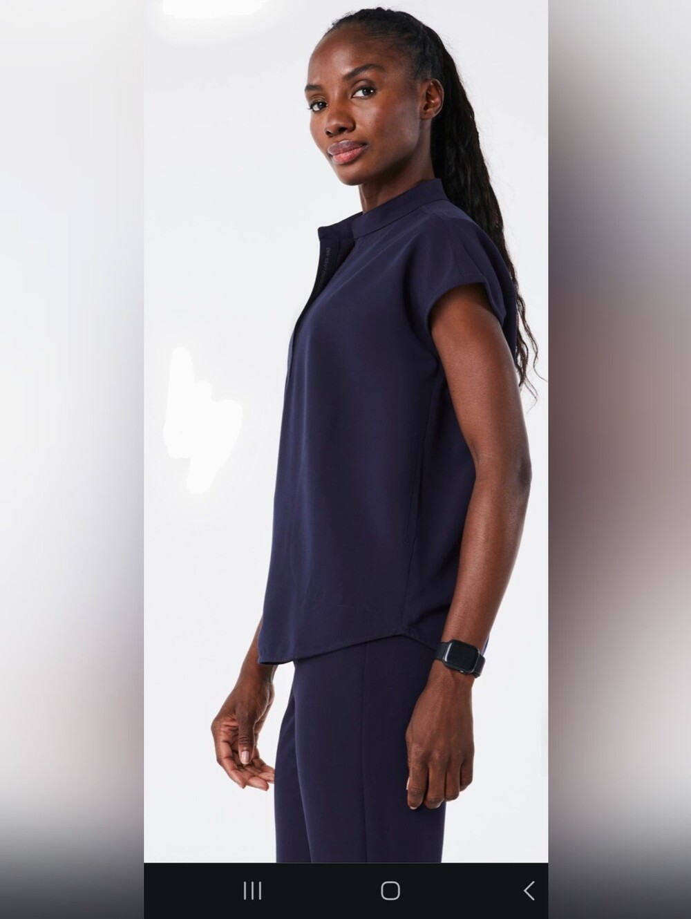 FIGS RAFAELA OVERSIZED SCRUB TOP